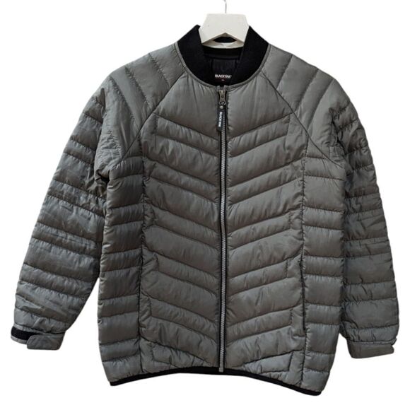 BlackYak Jackets & Blazers - BlackYak Women's XXS 155CM Down Jacket Lightweight Puffer Zip Up Grey